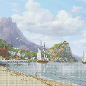 Borduurpakket Uitzicht op Zee