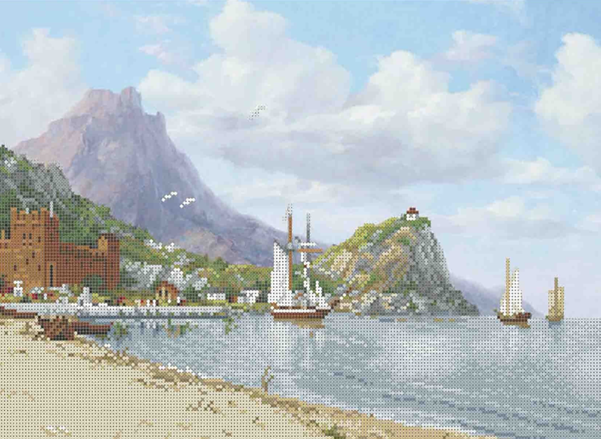 Borduurpakket Uitzicht op Zee