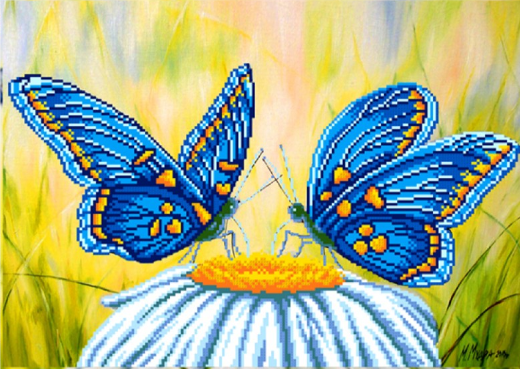 Borduurpakket Vlinders