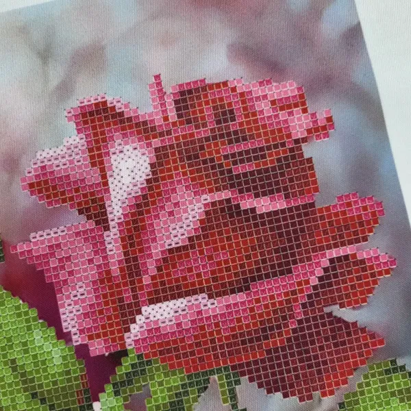 Kralen borduurpakket "Roze Rozen" - Afbeelding 5