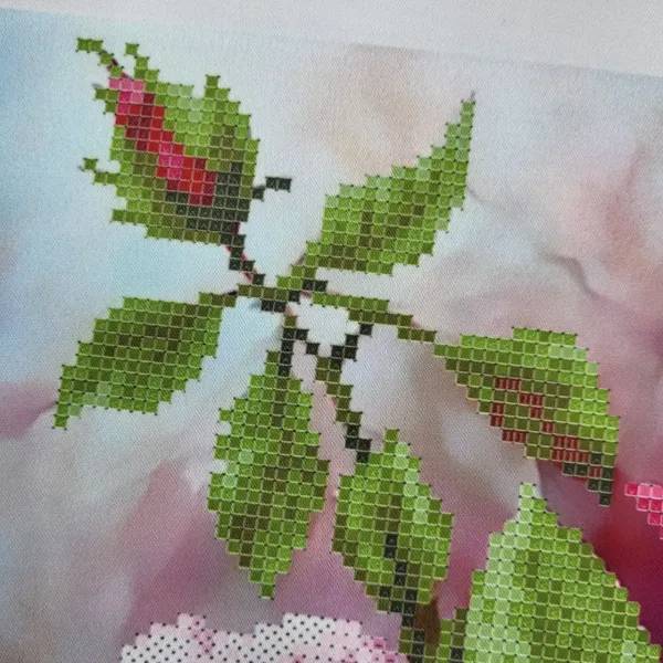 Kralen borduurpakket "Roze Rozen" - Afbeelding 4