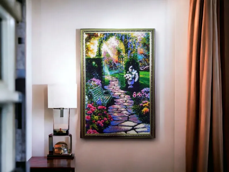 Kralen Borduurpakket “Tuin van het Paradijs" - Afbeelding 6