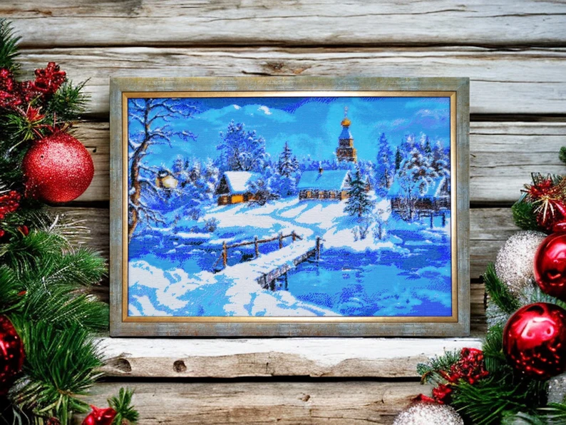 Kralen Borduurpakket “Winter sprookje" - Afbeelding 7