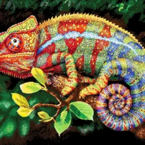 Kralen Borduurpakket “De Kameleon"