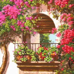 Kralen Borduurpakket “Balkon"