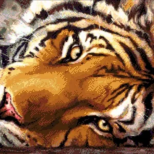 Kralen Borduurpakket “Ussuri-Tijger"