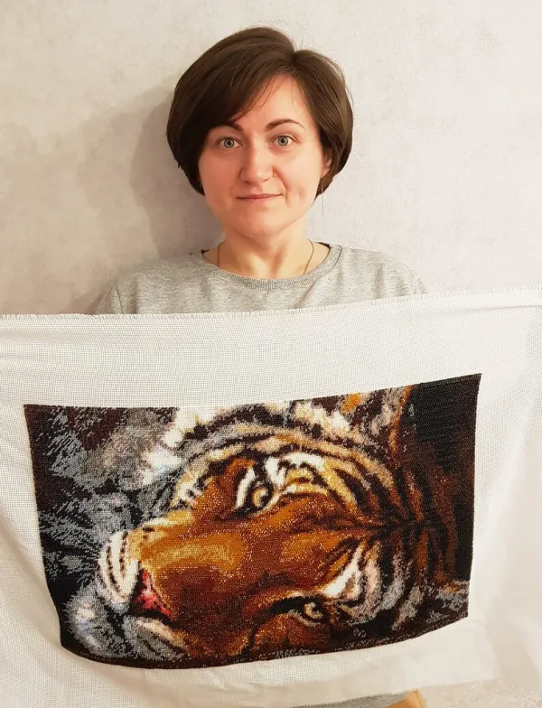 Kralen Borduurpakket “Ussuri-Tijger" - Afbeelding 8