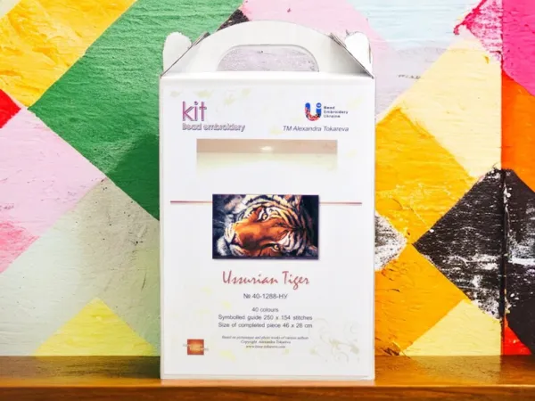 Kralen Borduurpakket “Ussuri-Tijger" - Afbeelding 4