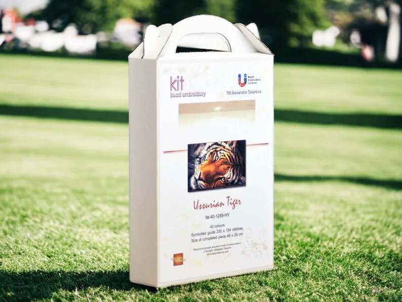 Kralen Borduurpakket “Ussuri-Tijger" - Afbeelding 3