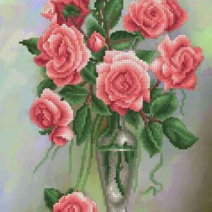 Kralenborduurpakket "Pittoreske Rozen"
