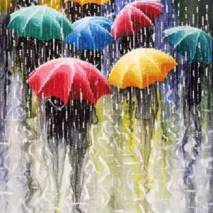 Borduurpakket Leuke paraplu