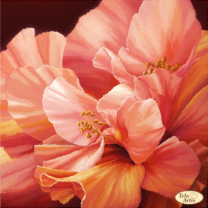 Borduurpakket Satijnen bloemblaadjes-2