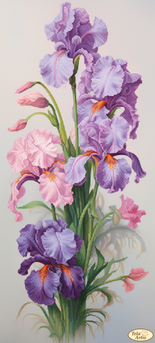 Borduurpakket Aquarel Lelies